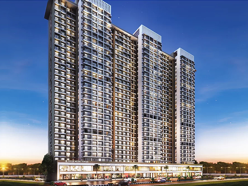 Ashar Metro Towers 1 BHK And 2 BHK in Thane West