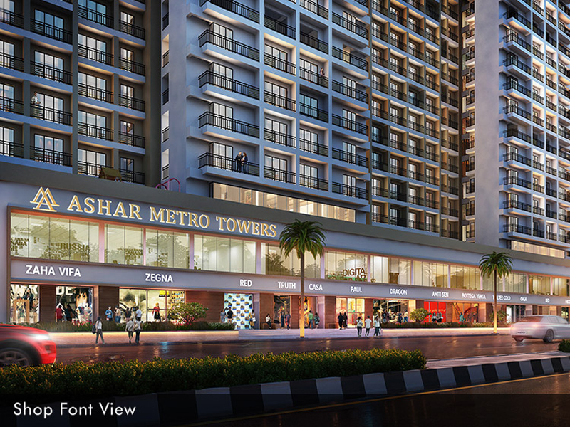 Ashar Metro Towers 1 BHK And 2 BHK in Thane West