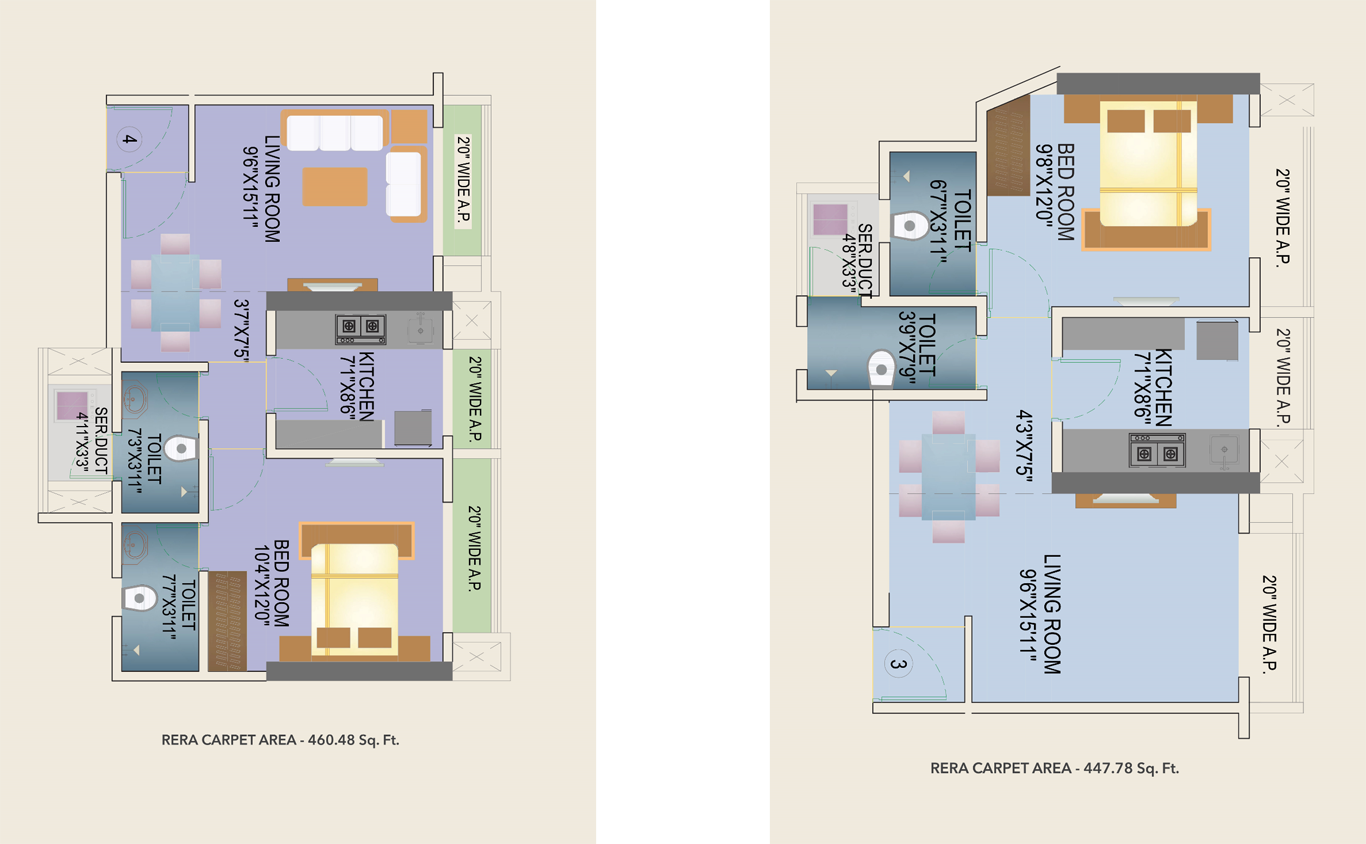  Avesa by Jagdale Group - Residential, 1 & 2 BHK Homes in Thane (w)