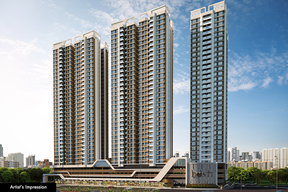 Dosti Tulip 2 and 3 BHK Flats in Thane