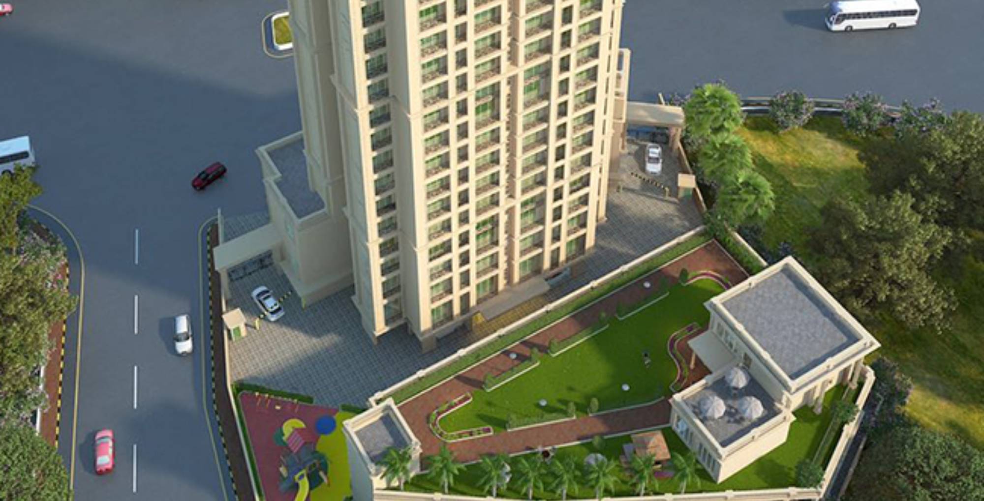 Florence Satguru lifespaces - 2 BHK Residential Apartments in Ghodbunder Road, Thane West