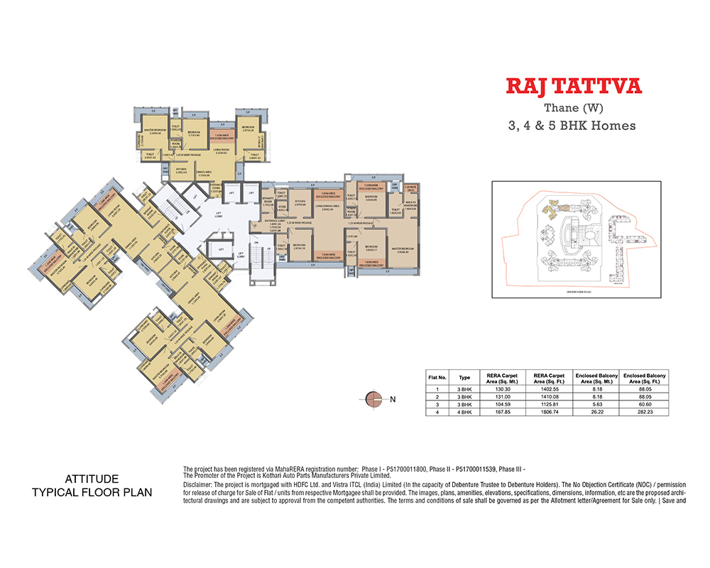  Raj Tattva - 3, 4 & 5 BHK Homes, Thane West