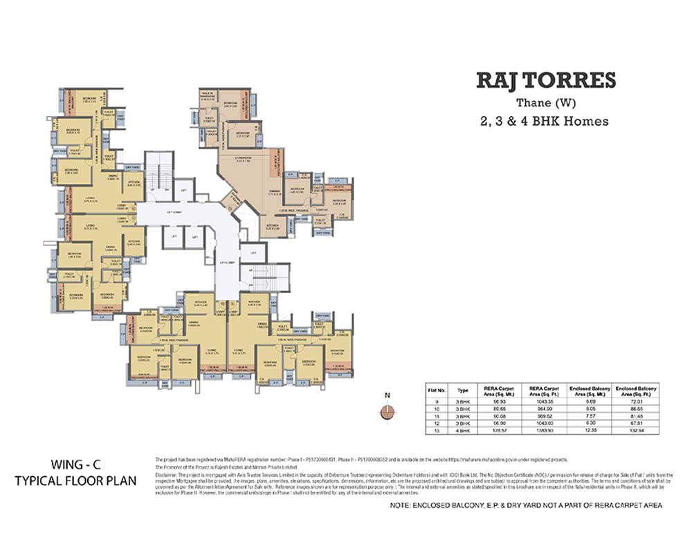  Raj Torres - 2,3 & 4 BHK Homes, Thane West