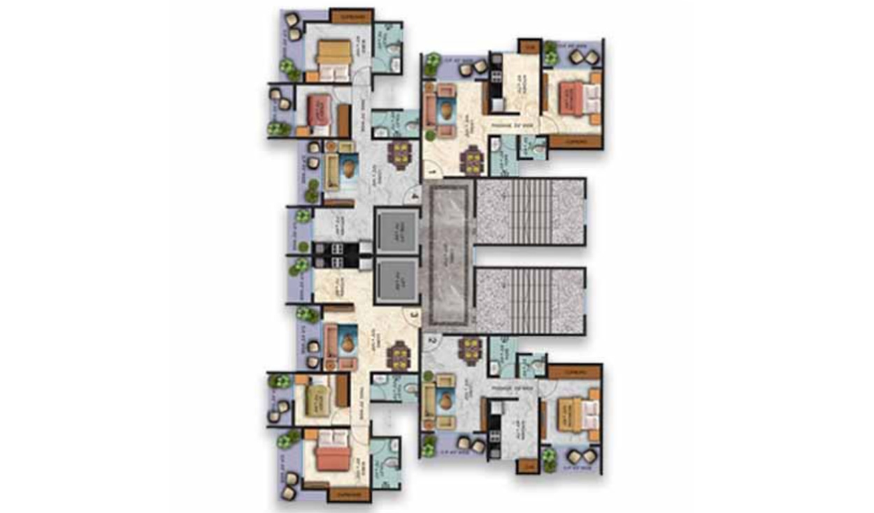Squarefeet Group Regal Square Residential 1 2 BHK Flats in Bhiwandi Thane 