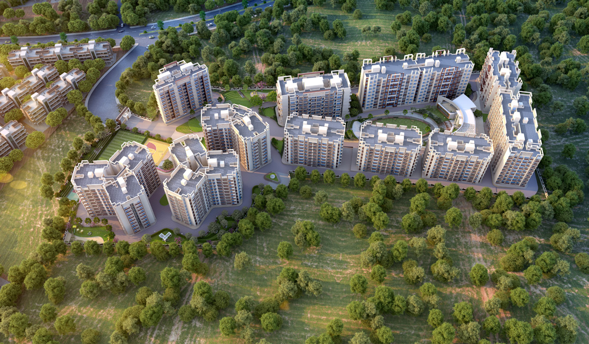 Squarefeet Group Sarvoday Square Residential 1 2 BHK Flats in Ambernath Thane 